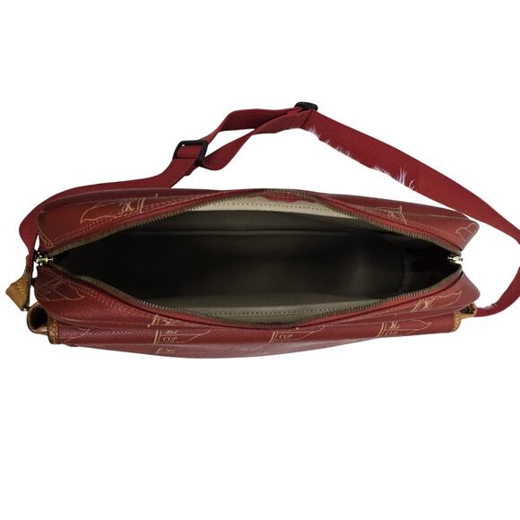 Louis Vuitton America's Cup Calvi Messenger Bag Vintage Rare '94 Rust Red Unisex - Picture 12 of 15